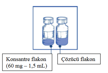 JEVTANA 60 MG/1,5 ML INFUZYONLUK KONSANTRE COZELTI 1 FLAKON görseli 2