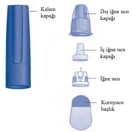 RYZODEG FLEXTOUCH 100 U/ML SC ENJEKSIYONLUK COZELTI ICEREN KULLANIMA HAZIR KALEM (5 KALEM) görseli 2