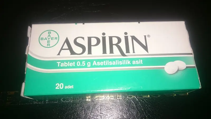 ASPIRIN 500 MG 20 TABLET kutu görseli