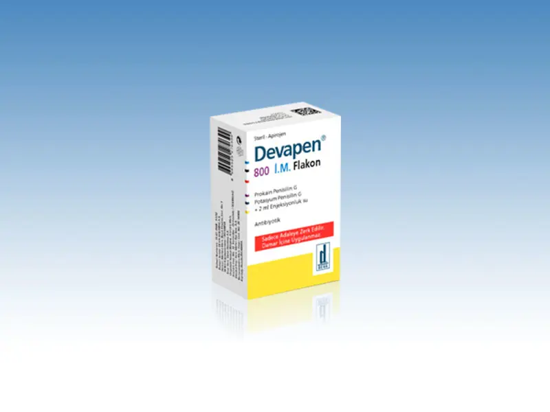 DEVAPEN 800 IU 1 FLAKON kutu görseli