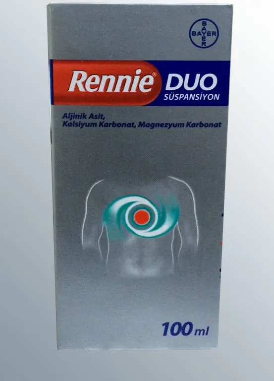 RENNIE DUO 100 ML SUSPANSIYON kutu görseli
