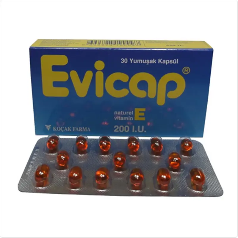 EVICAP 200 IU 30 YUMUSAK KAPSUL kutu görseli