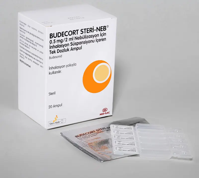 BUDECORT STERI-NEB 0,25 MG/ML NEBULIZASYON ICIN INHALASYON SUSPANSIYONU ICEREN TEK DOZLUK 20 AMPUL kutu görseli