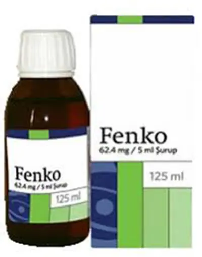 FENKO 62,4 MG/5 ML SURUP 125 ML kutu görseli