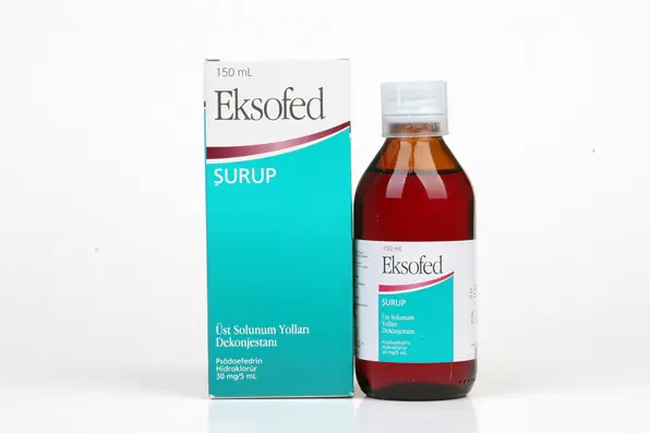 EKSOFED 5 ML 30 MG 150 ML SURUP kutu görseli