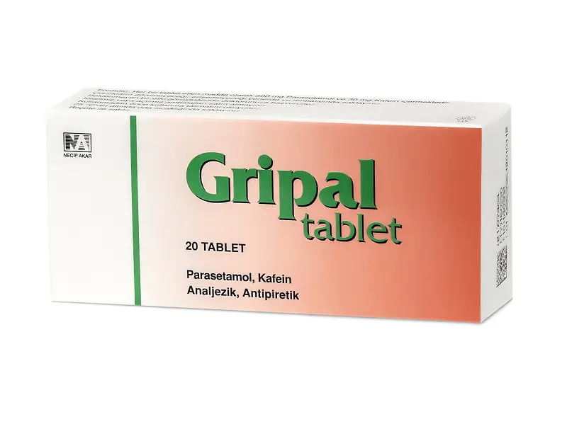 GRIPAL 20 TABLET kutu görseli