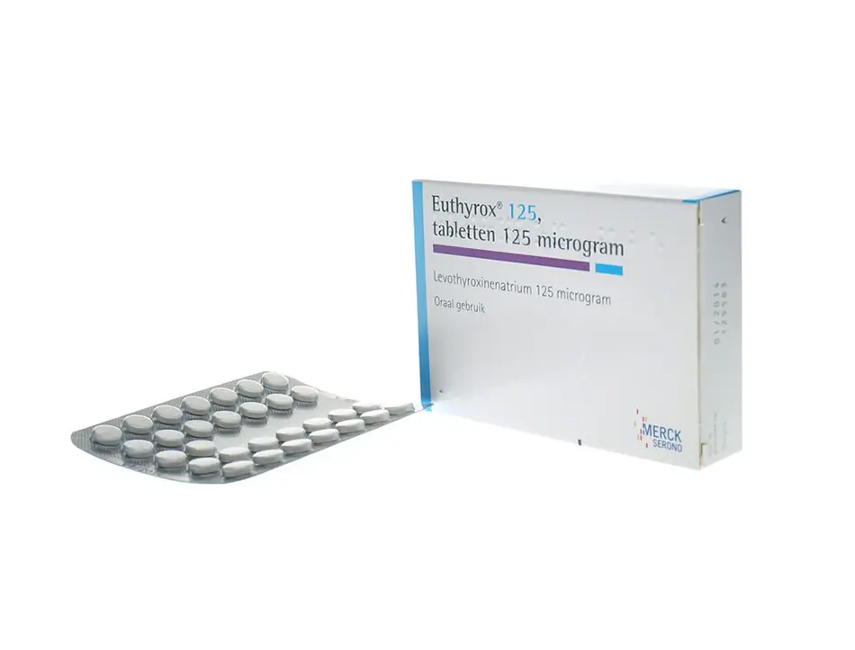 EUTHYROX 125 MCG 50 TABLET kutu görseli