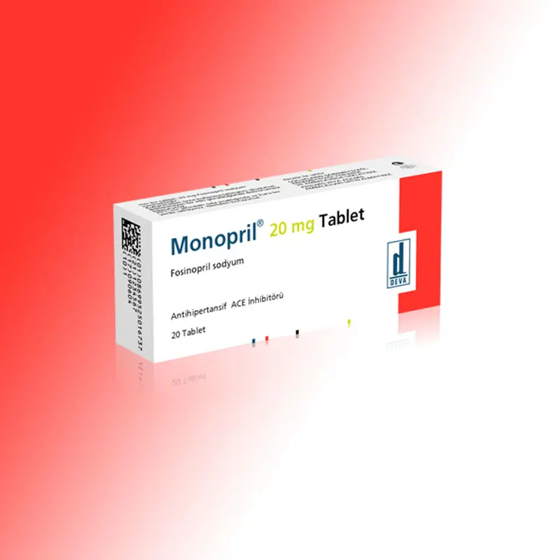 MONOPRIL 20 MG 28 TABLET kutu görseli