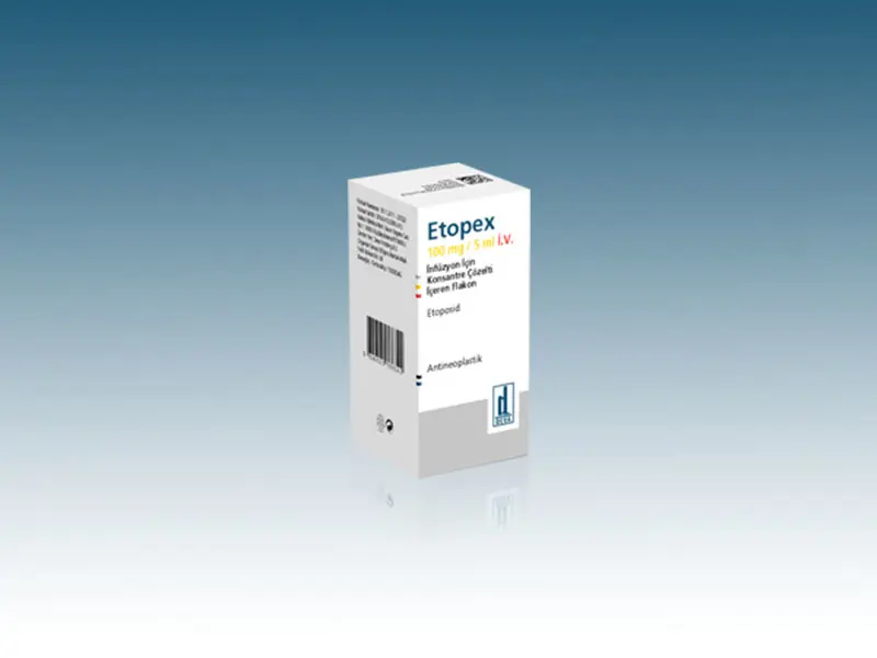 ETOPEX 100 MG/5 ML IV INF. ICIN KON.COZ.ICEREN FLAKON kutu görseli