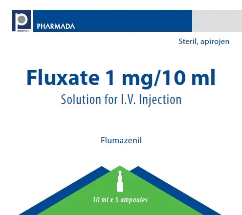 FLUXATE 1 mg/10 ml, 5 Ampül kutu görseli