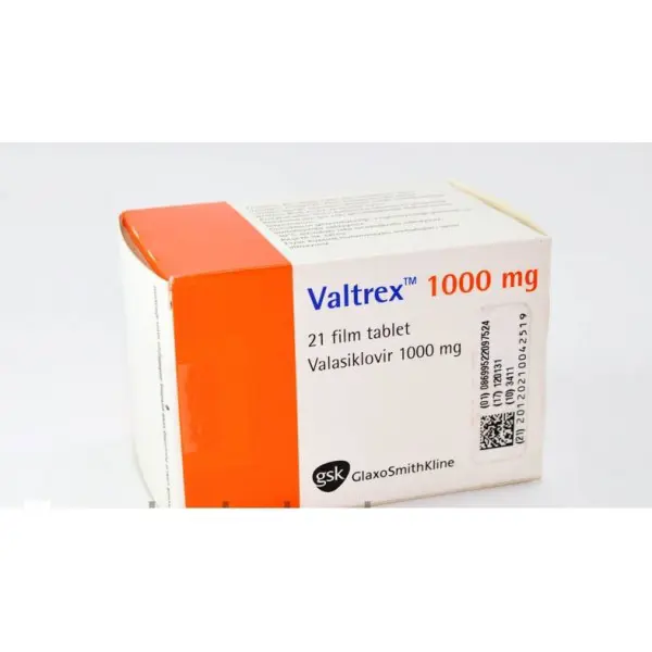 VALTREX 1000 MG 21 TABLET kutu görseli