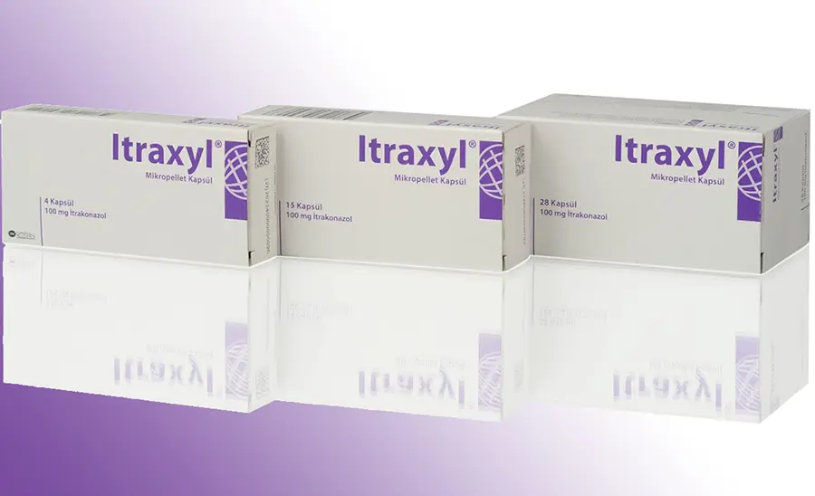ITRAXYL 100 MG 28 MIKROPELLET KAPSUL kutu görseli