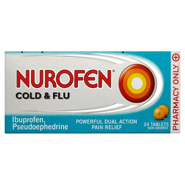 NUROFEN COLD FLU 24 TABLET kutu görseli