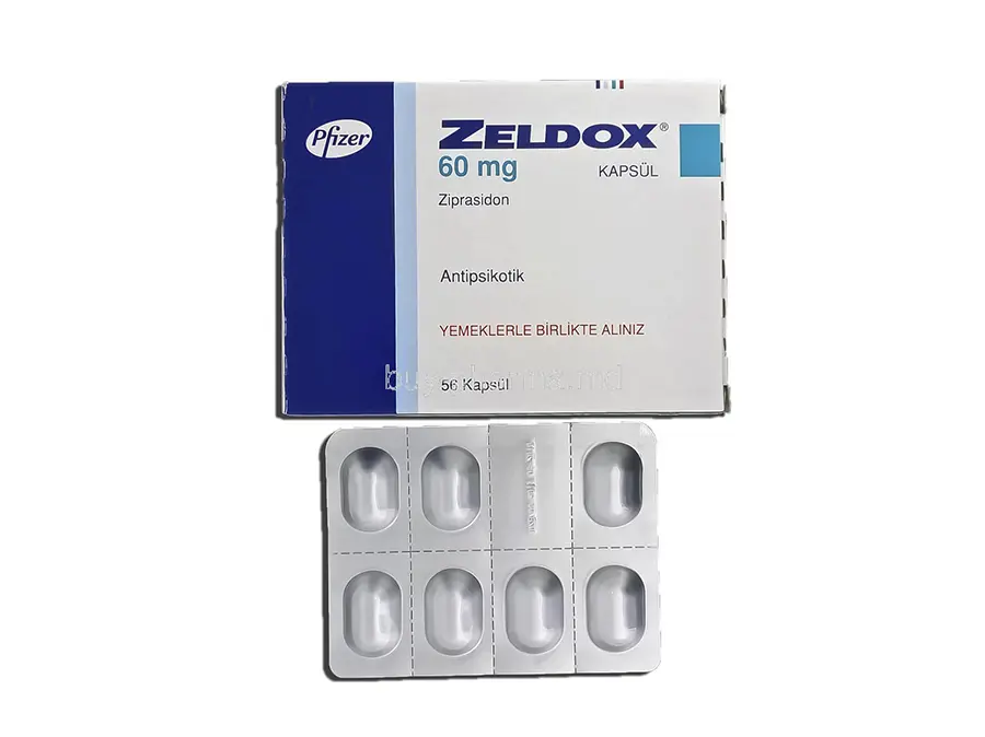 ZELDOX 60 MG 56 KAPSUL kutu görseli