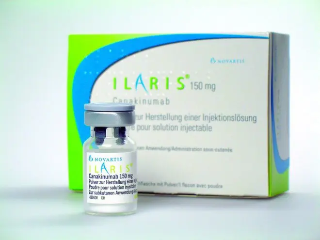 ILARIS 150 MG/ML ENJEKSIYONLUK COZELTI ICIN TOZ ICEREN 1 FLAKON kutu görseli