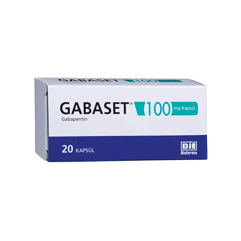 GABASET 100 MG 20 KAPSUL kutu görseli
