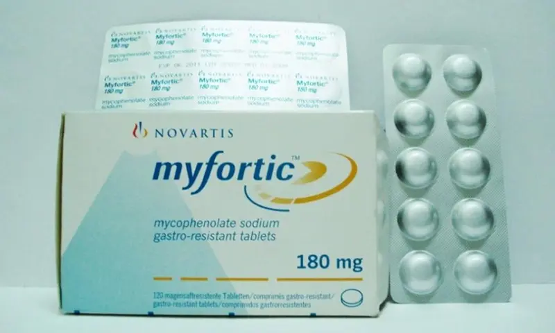 MYFORTIC 180 MG 120 TABLET kutu görseli