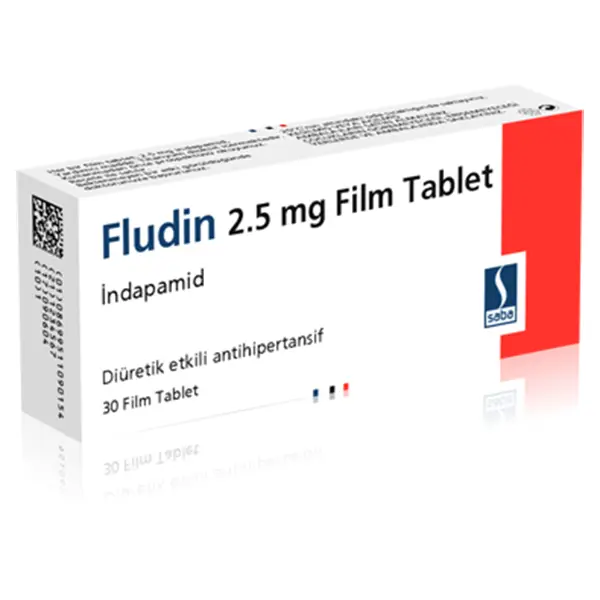 FLUDIN 2,5 MG 30 FILM TABLET kutu görseli