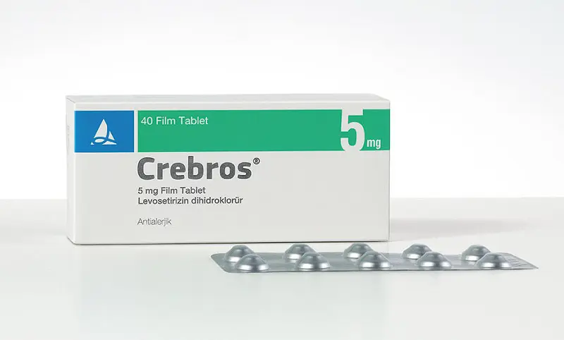 CREBROS 5 MG 40 FILM KAPLI TABLET kutu görseli