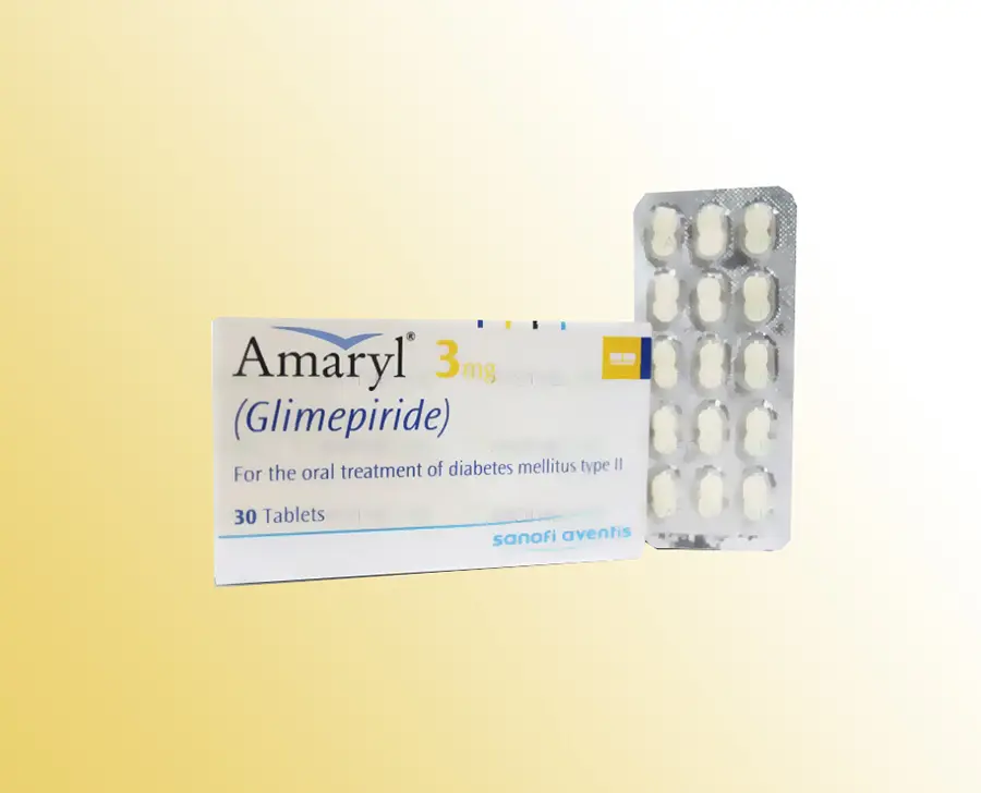 AMARYL 3 MG 30 TABLET kutu görseli