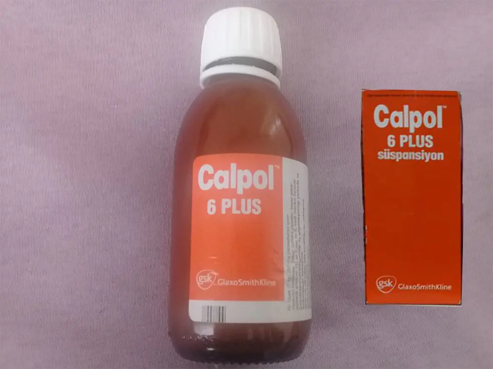 CALPOL-6 PLUS 250 MG/5 ML 150 ML SURUP kutu görseli