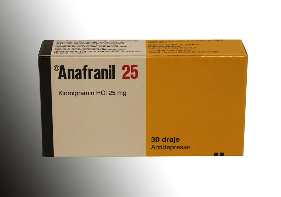ANAFRANIL 25 MG 30 KAPLI TABLET kutu görseli