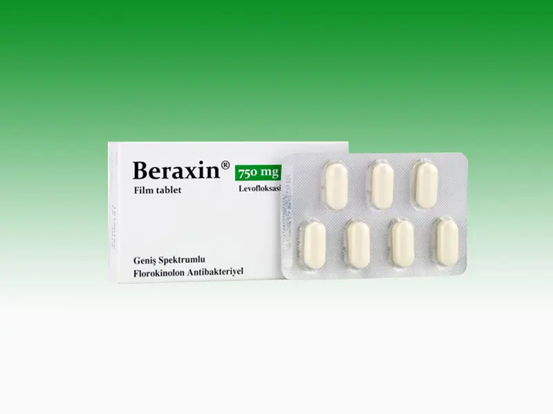 BERAXIN 750 MG 7 FILM TABLET kutu görseli