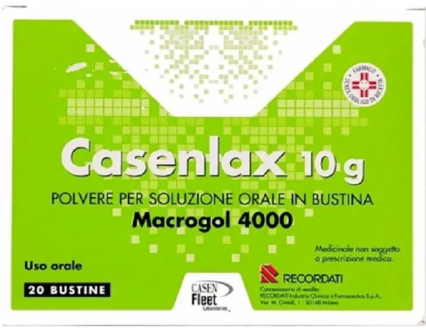 CASENLAX 10 G ORAL COZELTI HAZIRLAMAK ICIN TOZ ICEREN SASE (20 SASE) kutu görseli