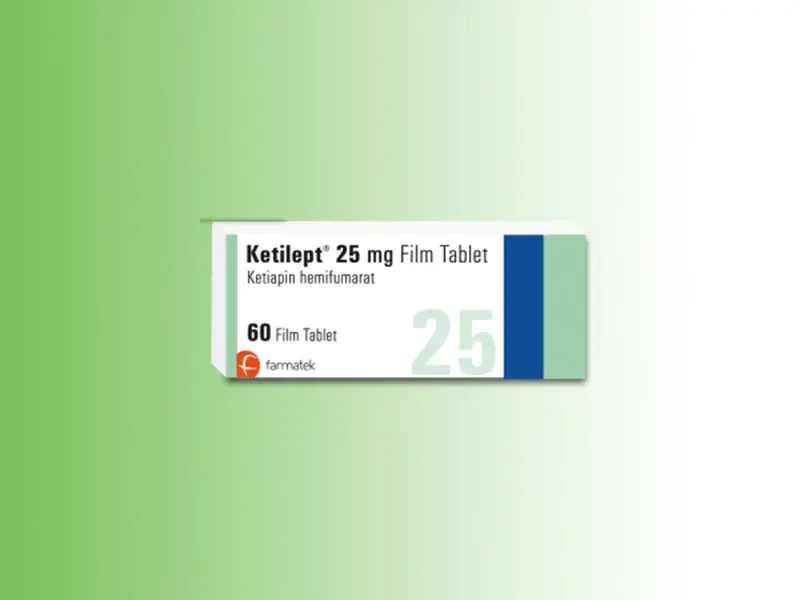 KETILEPT 25 MG 60 TABLET görseli 2