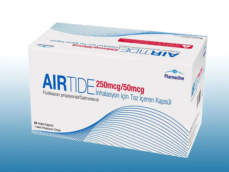AIRTIDE 250 MCG/50 MCG INHALASYON ICIN TOZ ICEREN KAPSUL kutu görseli