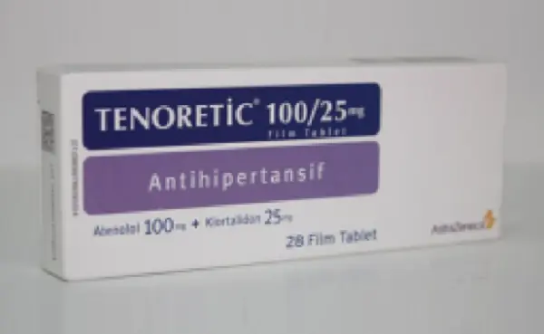 TENORETIC 100 MG/25 MG 28 FILM TABLET kutu görseli