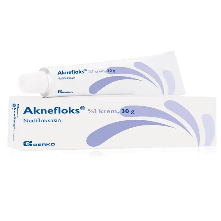 AKNEFLOKS %1 30 GR KREM kutu görseli