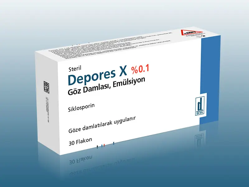 DEPORES X %0,1 GOZ DAMLASI, EMULSIYON (30 FLAKON) kutu görseli