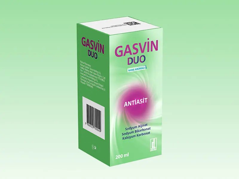 GASVIN DUO ORAL SUSPANSIYON 200 ML kutu görseli
