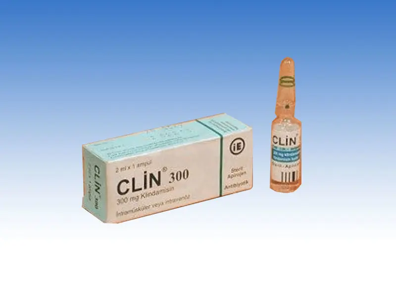 CLIN 300 MG/2 ML ENJEKSIYONLUK COZELTI (1 AMPUL) kutu görseli