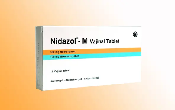 NIDAZOL-M 500/ 100 MG VAJINAL TABLET kutu görseli