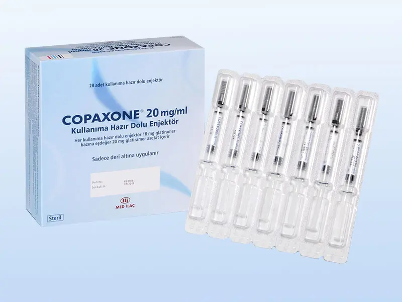 COPAXONE 20 MG/ML KULLANIMA HAZIR DOLU ENJ.28 SIRINGA kutu görseli