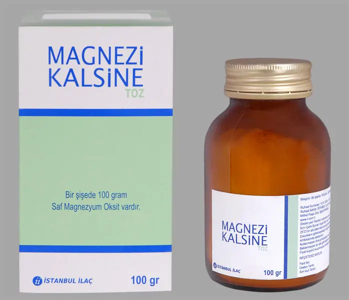 MAGNEZI KALSINE 100 G TOZ kutu görseli