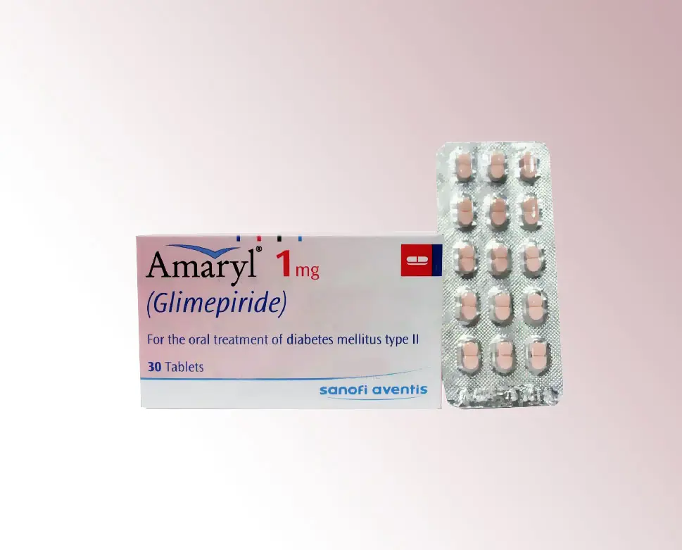 AMARYL 1 MG 30 TABLET kutu görseli