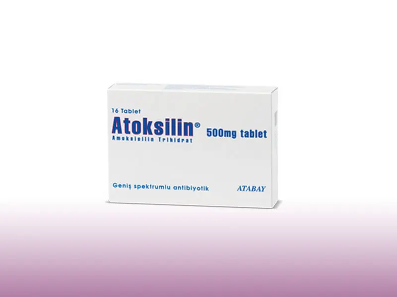 ATOKSILIN 500 MG 16 TABLET kutu görseli