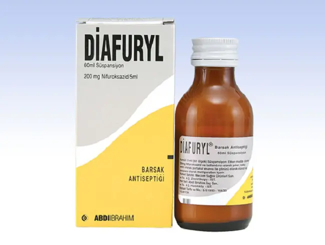 DIAFURYL 5 ML 200 MG 60 ML SUSPANSIYON kutu görseli
