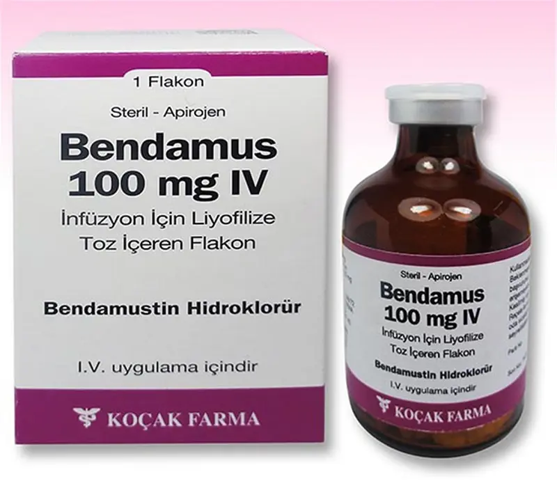 BENDAMUS 100 MG IV INFUZYON ICIN LIYOFILIZE TOZ ICEREN FLAKON kutu görseli