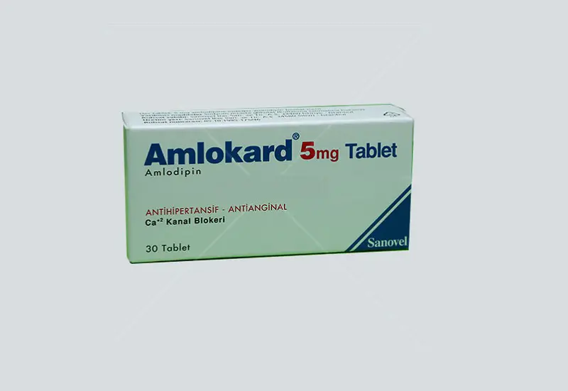 AMLOKARD 5 MG 30 TABLET kutu görseli