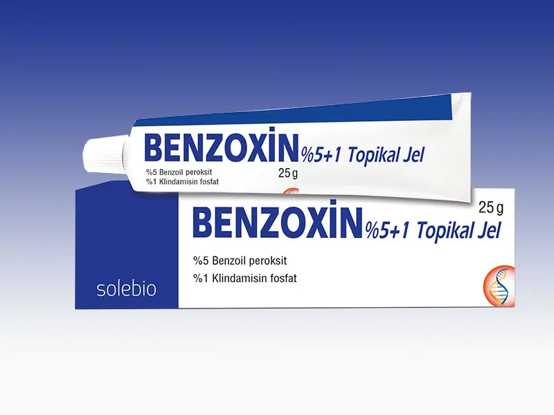 BENZOXIN %5+ % 1 TOPIKAL JEL kutu görseli