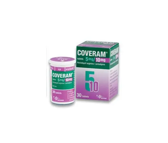 COVERAM 5 MG + 10 MG 30 FILM TABLET kutu görseli