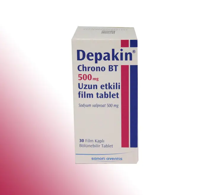 DEPAKIN CHRONO BT 500 MG UZUN ETKILI 30 FILM TABLET kutu görseli