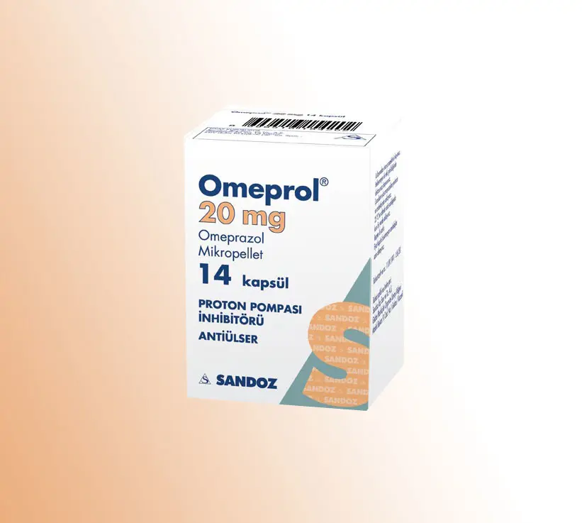 OMEPROL 20 MG 14 KAPSUL kutu görseli