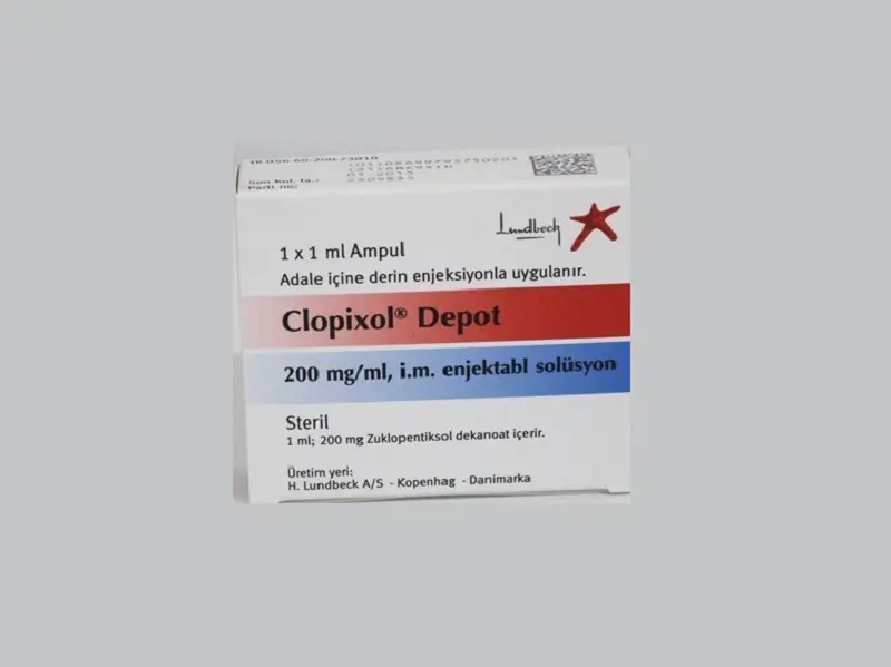 CLOPIXOL DEPOT 200 MG 1 AMPUL kutu görseli