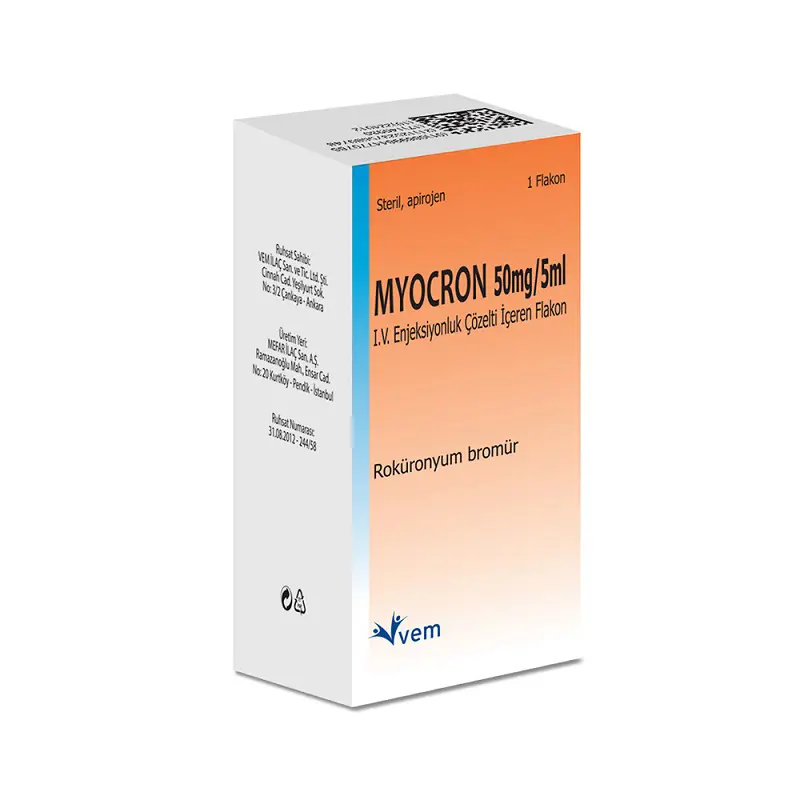 MYOCRON 50 mg/5 ml 10 Flakon kutu görseli