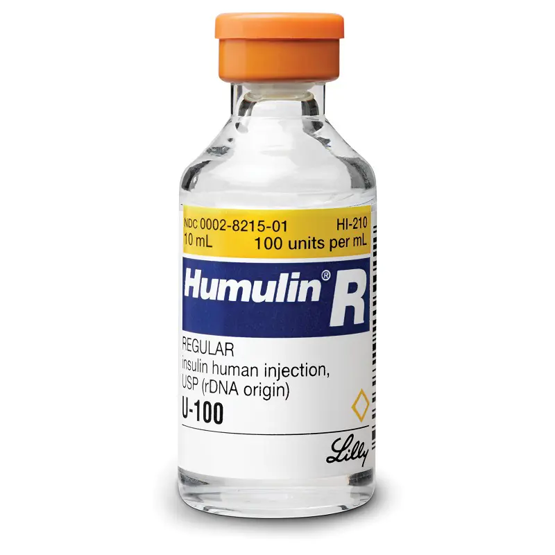 HUMULIN-R 100 IU/ML 10 ML 1 FLAKON kutu görseli